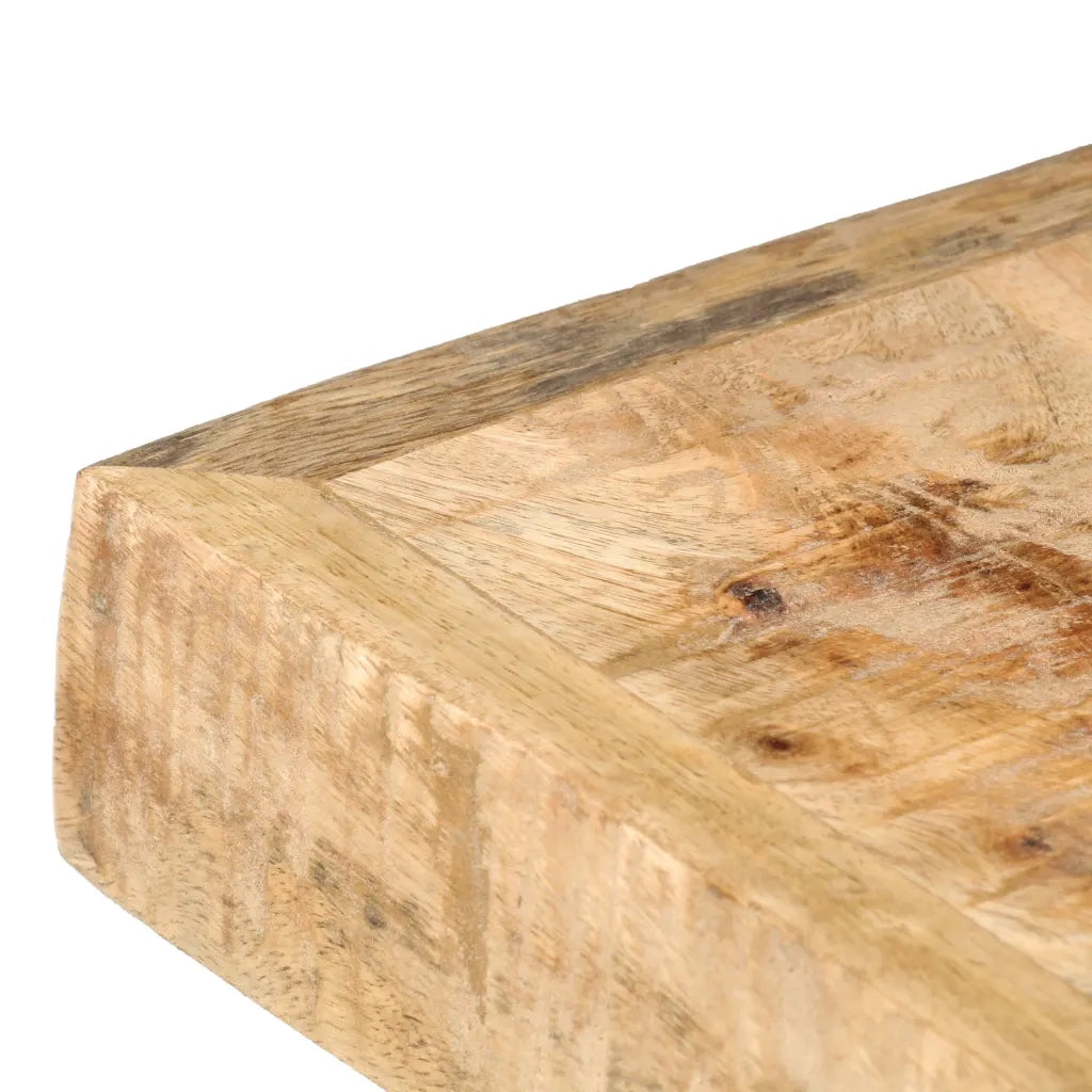 Tavolo da Pranzo 180x90x76 cm in Legno Massello di Mango Grezzo 285963