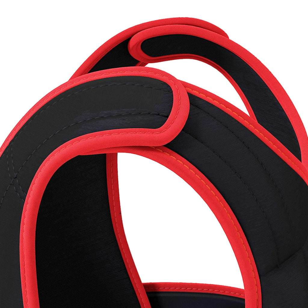 Gilet Pesi per Allenamento con Cinture Doppie Regolabile ¨C zephmum ¨C Nero e Rosso 60x50 cm