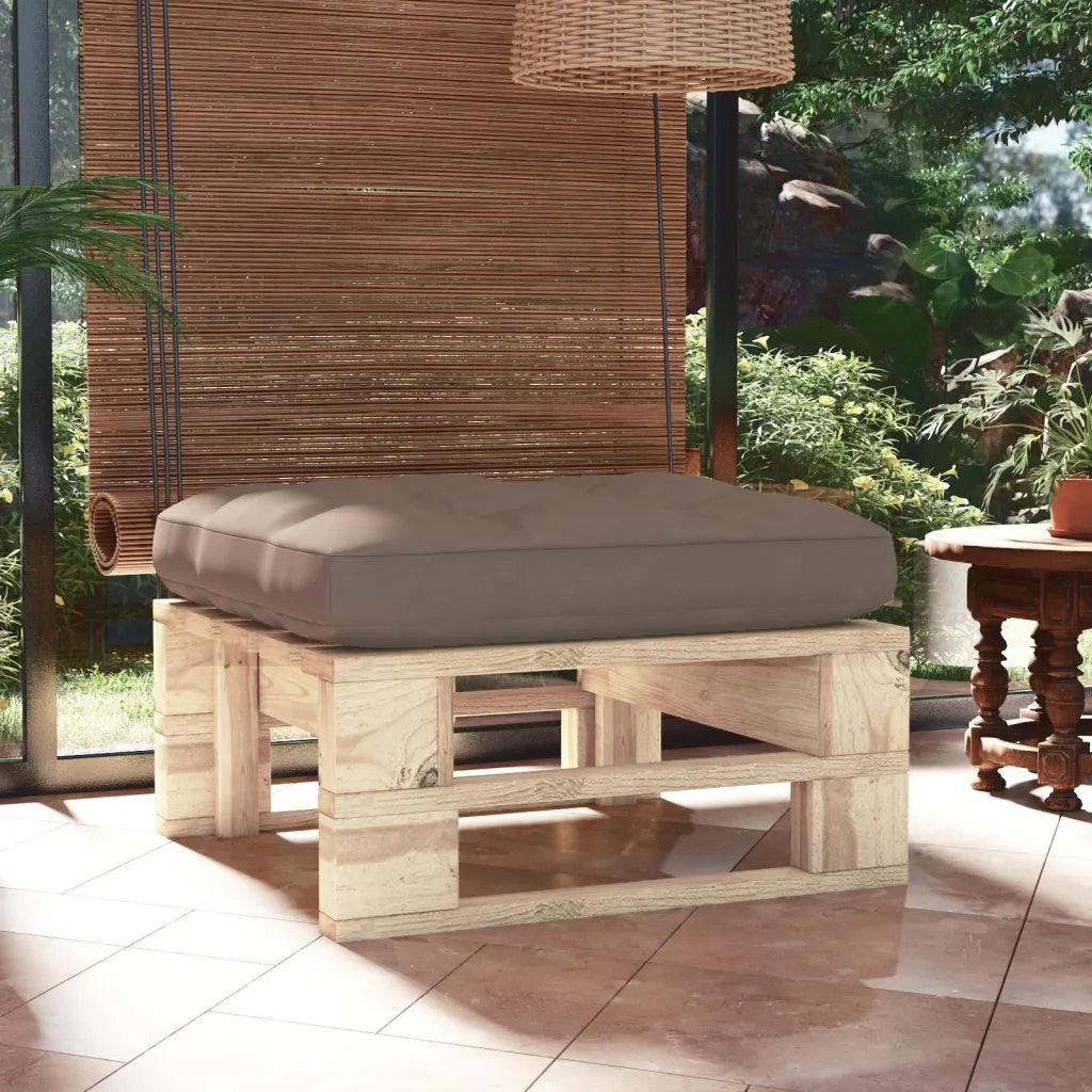 Ottomana da Giardino Pallet in Legno di Pino Impregnato CFW3779560
