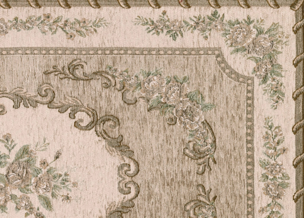 Tappeto Velour Antiscivolo Disegno Operà By Suardi - 85x150 - Tortora