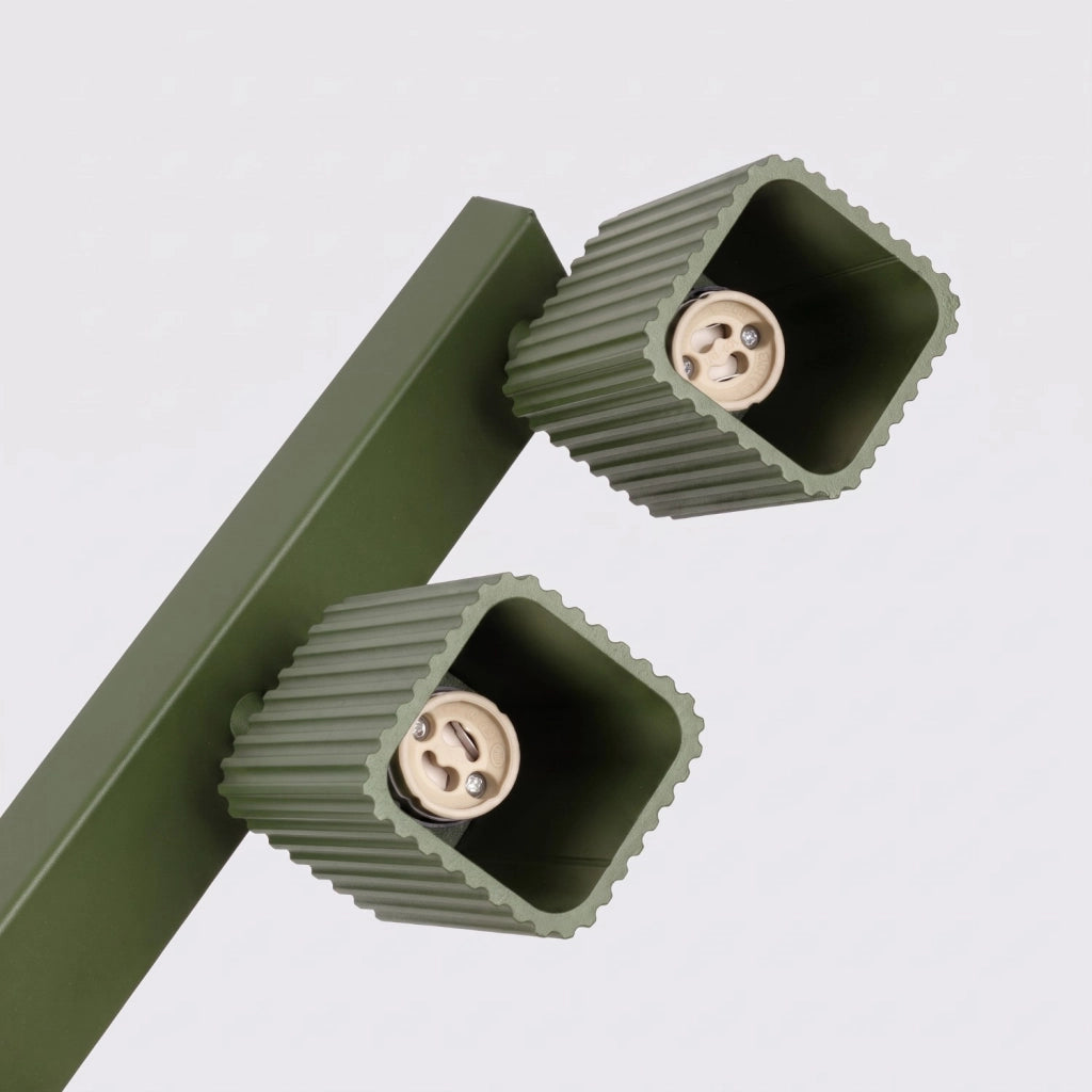 Plafoniera RAYO 6L verde oliva