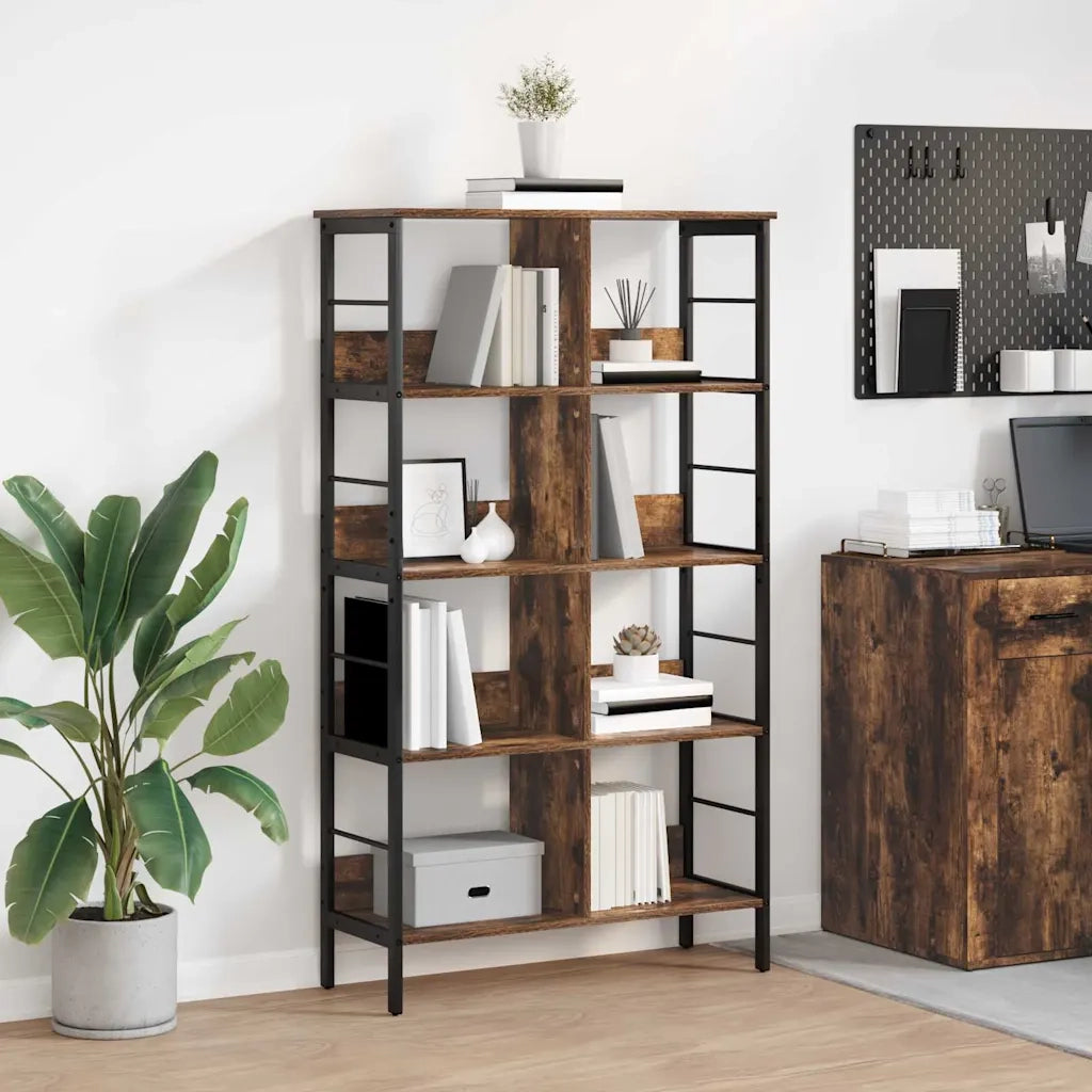 Libreria Rovere fumé 82 x 32 x 144,5 cm Legno multistrato 883984