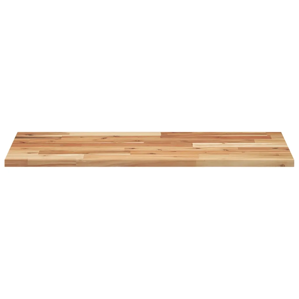 vidaXL Piano da Bagno Finitura a Olio 100x40x2 cm in Legno di Acacia