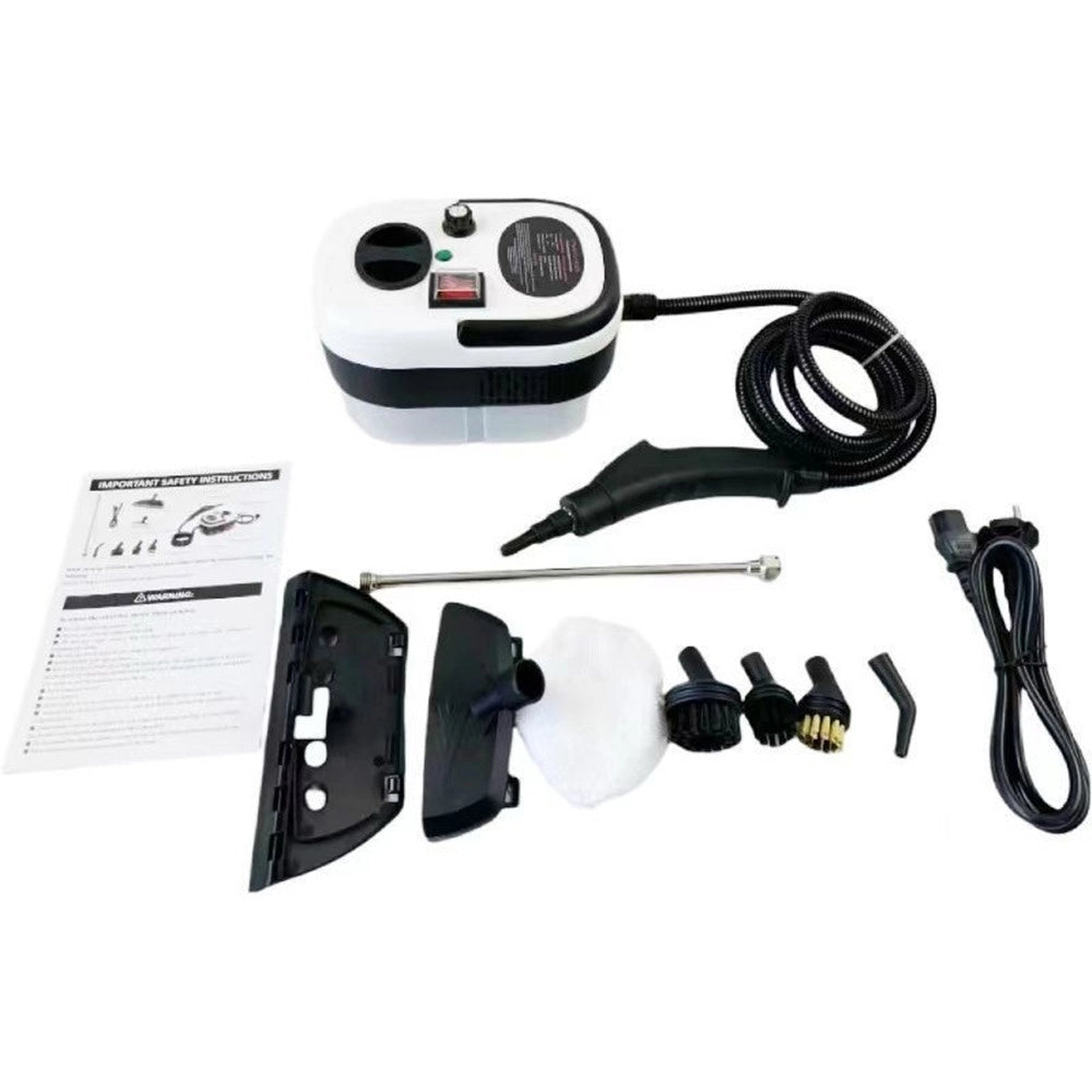 Trade Shop - Pulitore A Vapore Macchina Per Pulizia Casa Ad Alta Temperatura 2500w Multifunzionale -