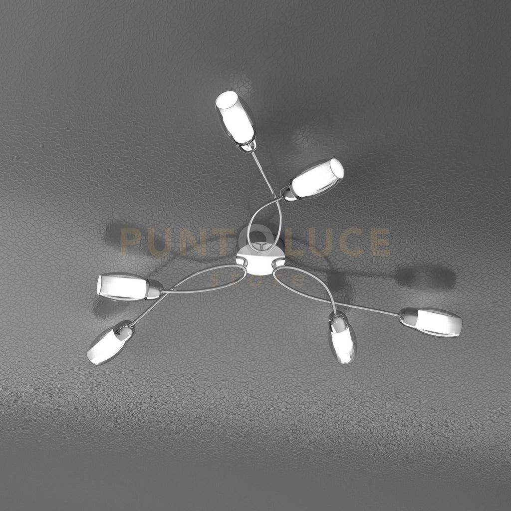 FEELING PLAFONIERA 6 LUCI VETRO A 1011-PL6-A