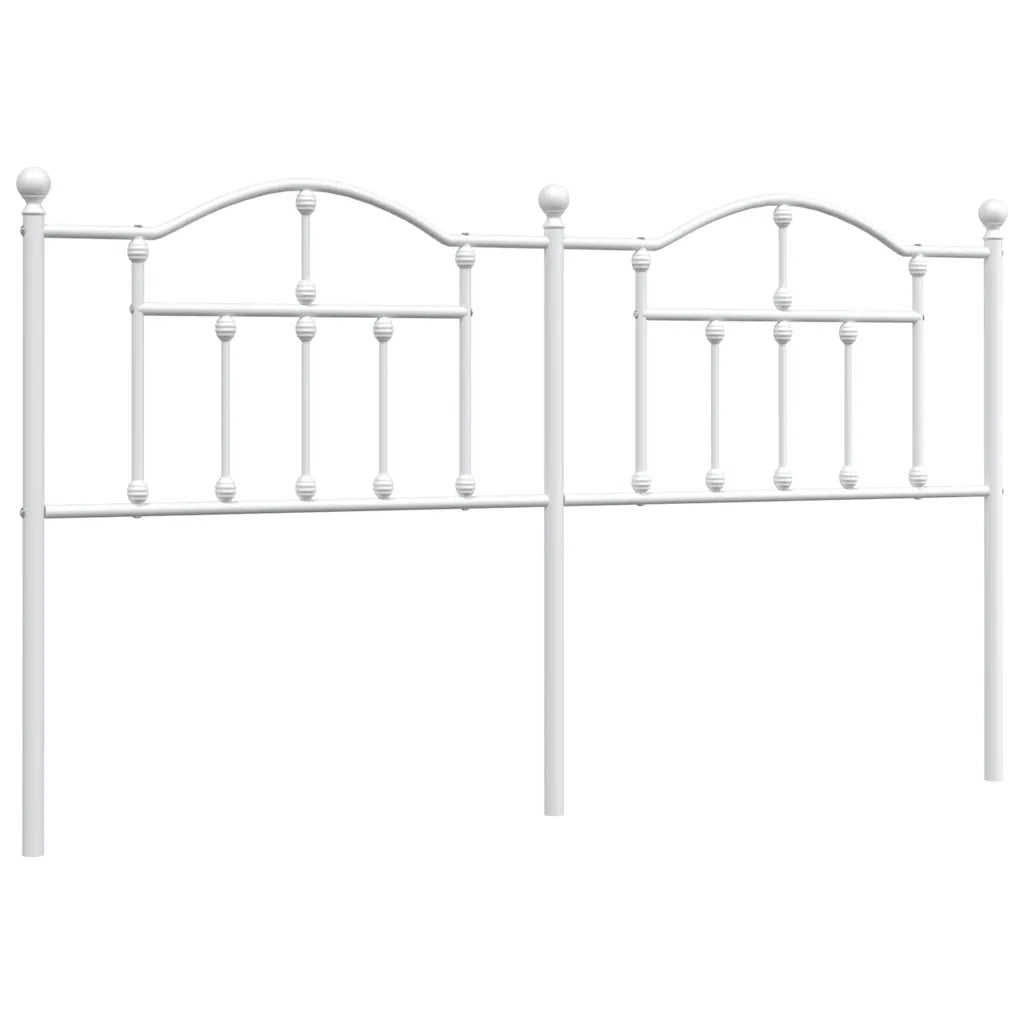 Testiera di Ricambio in Metallo Bianco 180 cm 353524