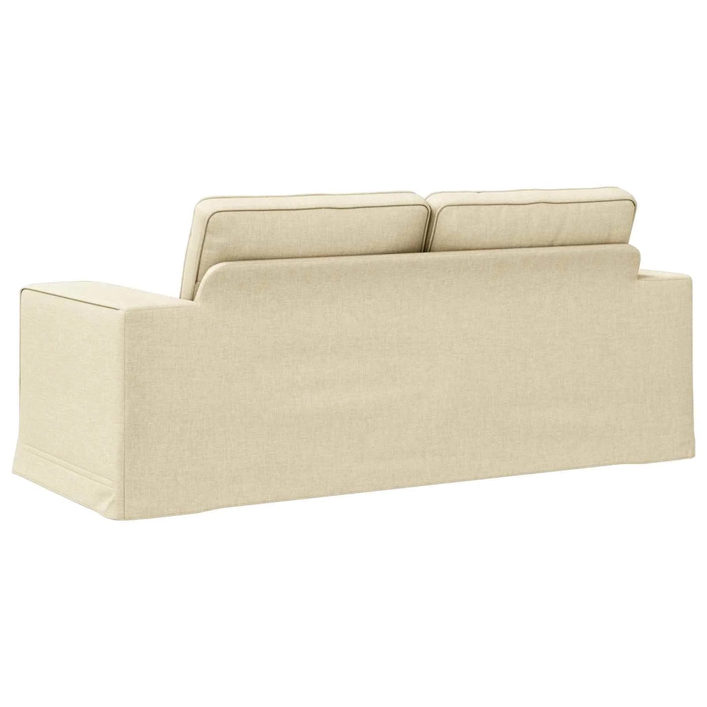 Divano Crema 182 x 80 x 82 cm Tessuto 42024395
