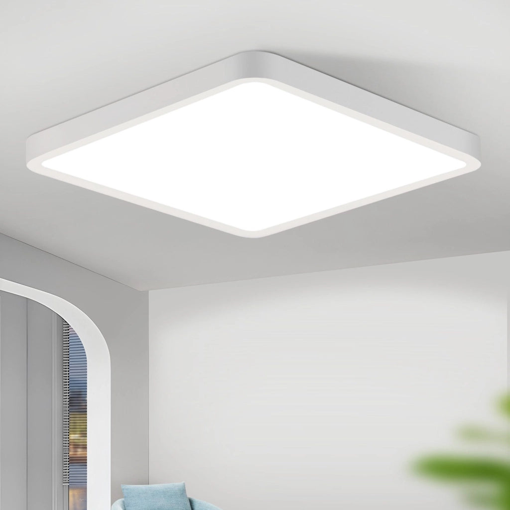 ZMH Lampada da soffitto plafoniera LED quadrata bianca 23 cm 6500K per soggiorno cucina corridoio