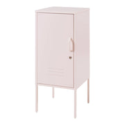 Comodino comodino cassettiera mobile contenitore 82 x 35 x 35 cm acciaio rosa 03_0011009