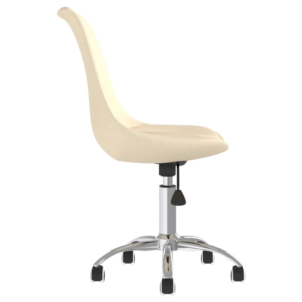 Sedie da Pranzo Girevoli 4 pz Crema in Tessuto cod mxl 29079
