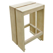 Sgabelli da Bar da Esterno 2 pz in Legno di Pino Impregnato cod mxl 69029