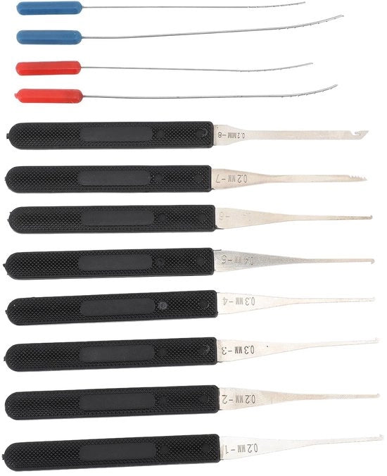 Set di Trapano a Batteria Sostenibile 12 pezzi - Alta Precisione - Riparazione - Adatto - 0,2-0,4 mm
