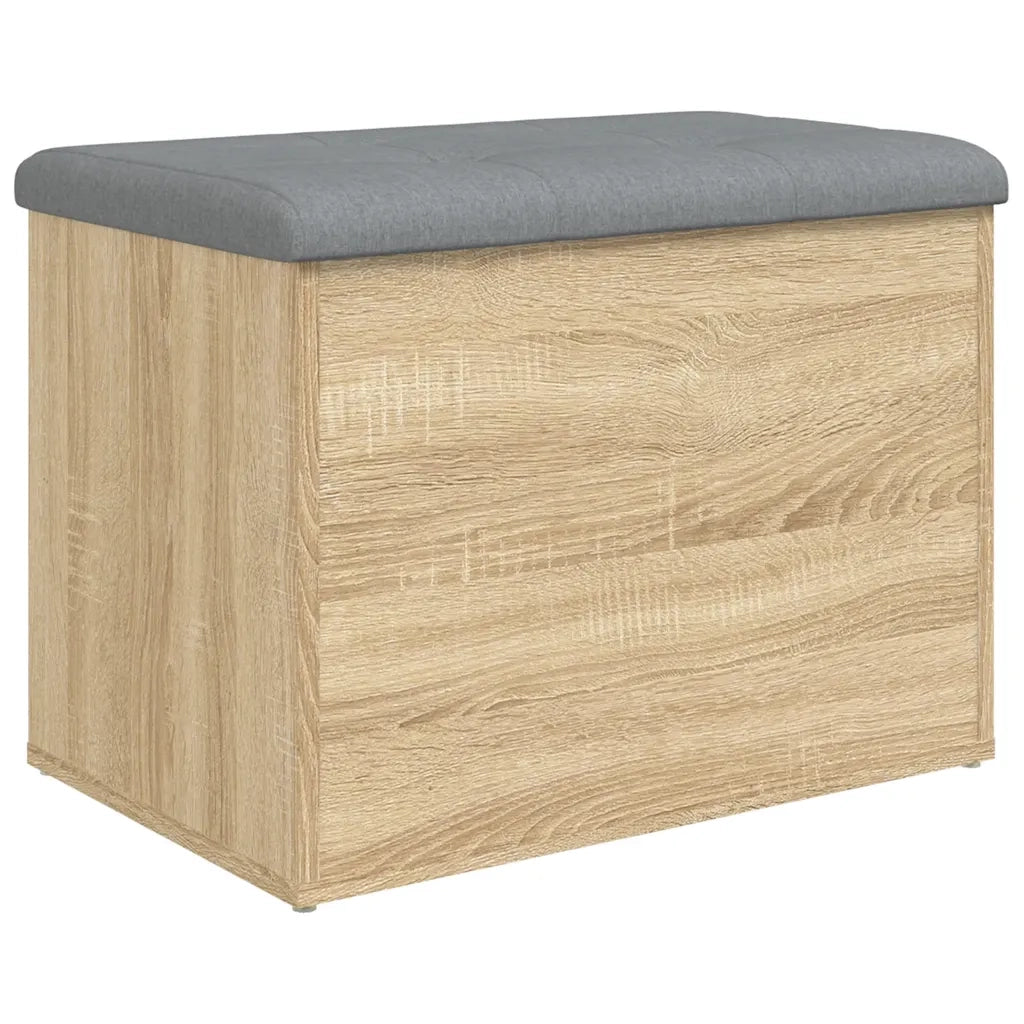 Panca Contenitore Rovere Sonoma 62x42x45 cm Legno Agglomerato 835042