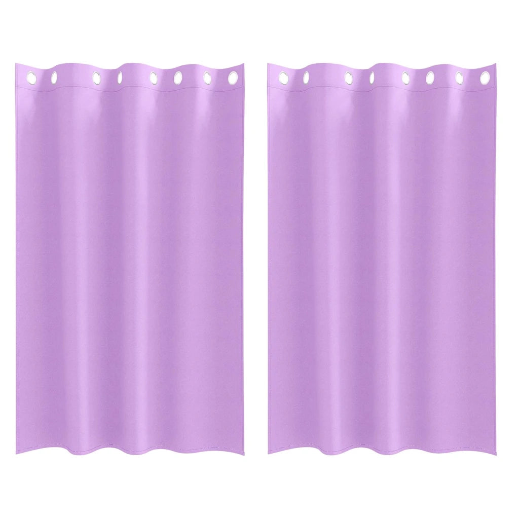vidaXL Tende con tende 2 pcs Viola Poliestere