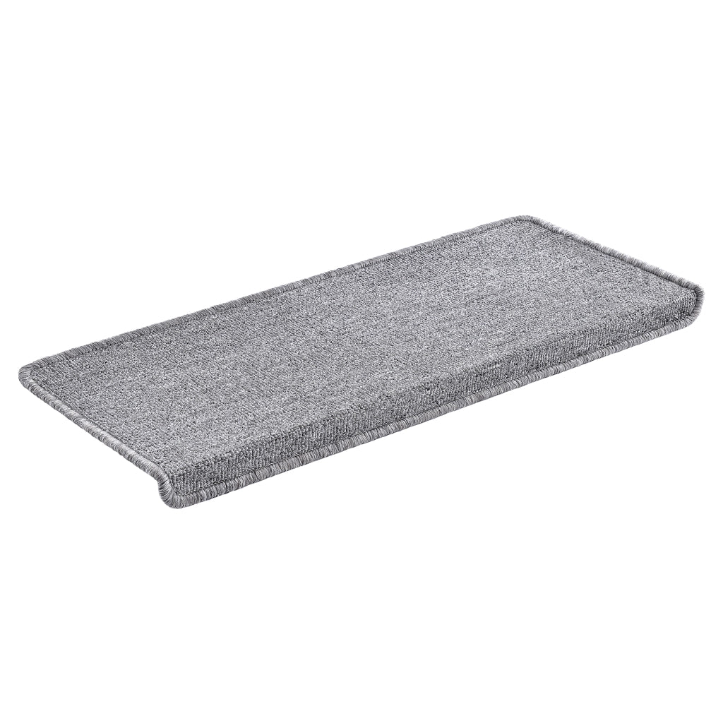 Set da 15 Tappeti Coprigradini per Scale Interne - Rettangolare - Grigio Chiaro [en.casa]