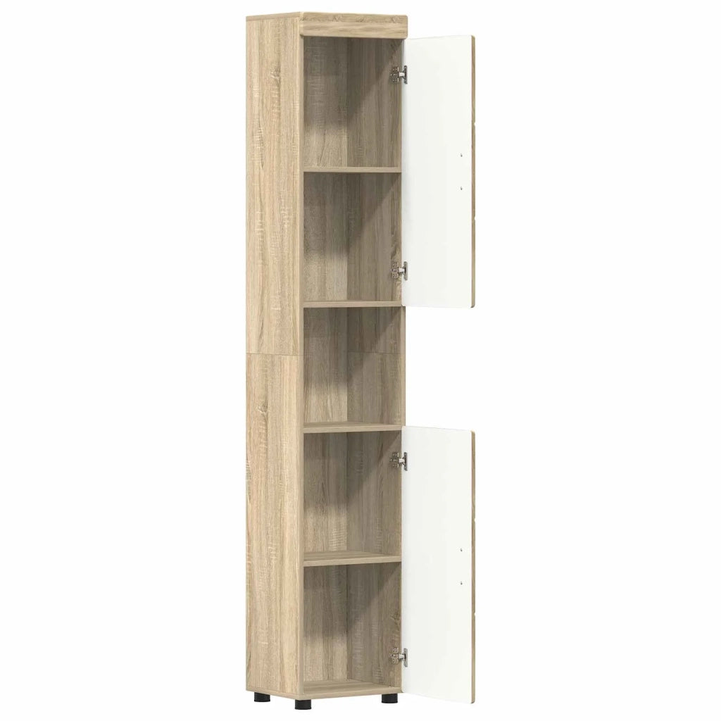 Set di Armadi da Bagno TULUM Rovere Sonoma 37 x 31,5 x 203 cm 880353