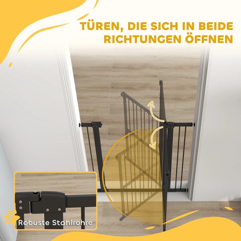 Cancelletto di Sicurezza per Cani 76-104 cm ¨C Xylo ¨C Barriera Estensibile senza Foratura