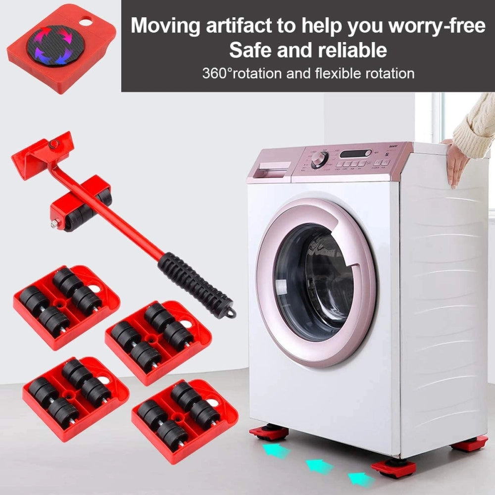 Trade Shop - Kit Sollevatore Solleva Mobili Con Ruote Piastra 200kg Spostare Sollevare Mobile -
