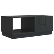 Tavolino da salotto Nero 90 x 50 x 37 cm Legno ingegnerizzato