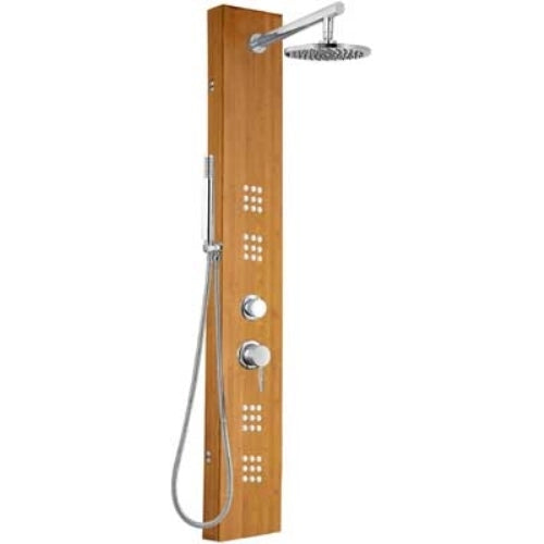 PARETE ATTREZZATA MULTIFUNZIONE IDROTERAPICA  MOD. RIO Bamboo METAF
