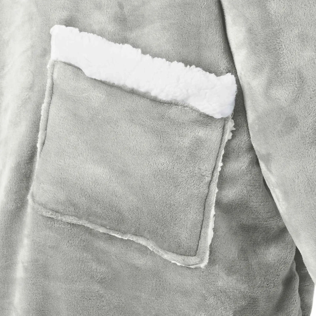 Felpa coperta Grigio L Pile e Flanella CFW1349549