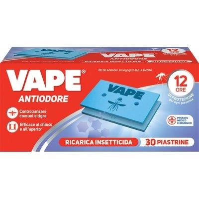 PIASTRINA ANTIODORE ZANZARE VAPE MAT - CF=PZ 30- 36 confezioni