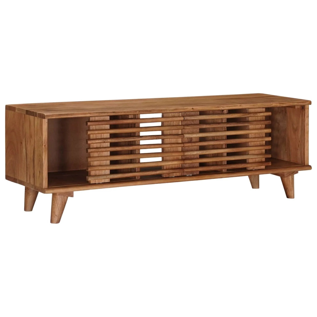 Mobile TV con archiviazione con porta Naturale 105 x 30 x 35 cm
