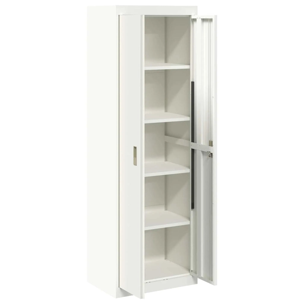 Armadio Bianco 60 x 40 x 180 cm Acciaio