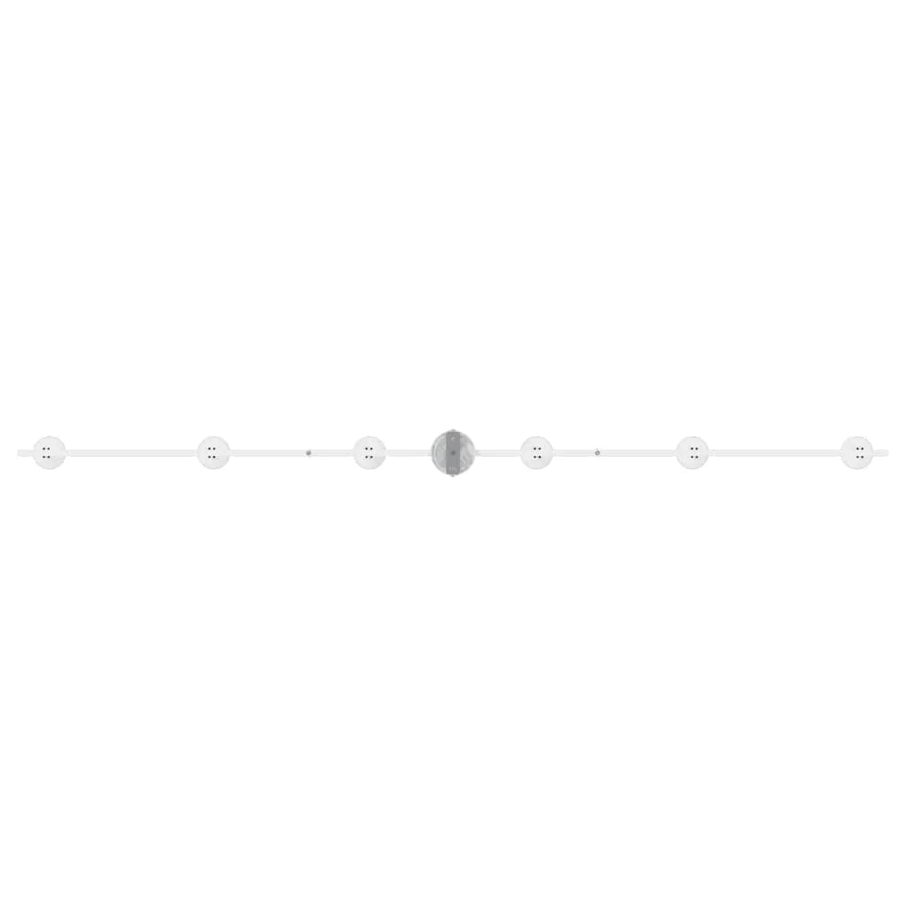 Faretto da soffitto moderno orientabile 25,5 x 8 x 16 cm illuminazione minimalista concentrata in metallo bianco 02_0058322