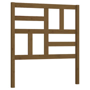 Testiera | Testata per Letto ambra 96x4x104 cm in Legno Massello di Pino