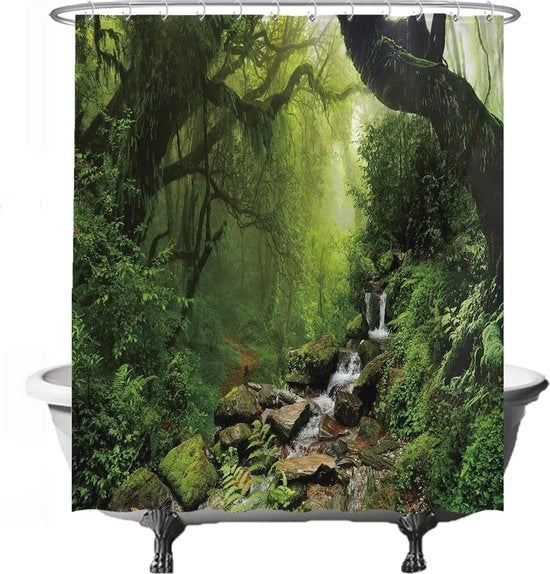 Douchegordijn Naturale - 180 x 200 cm - Lavabile e Antimuffa