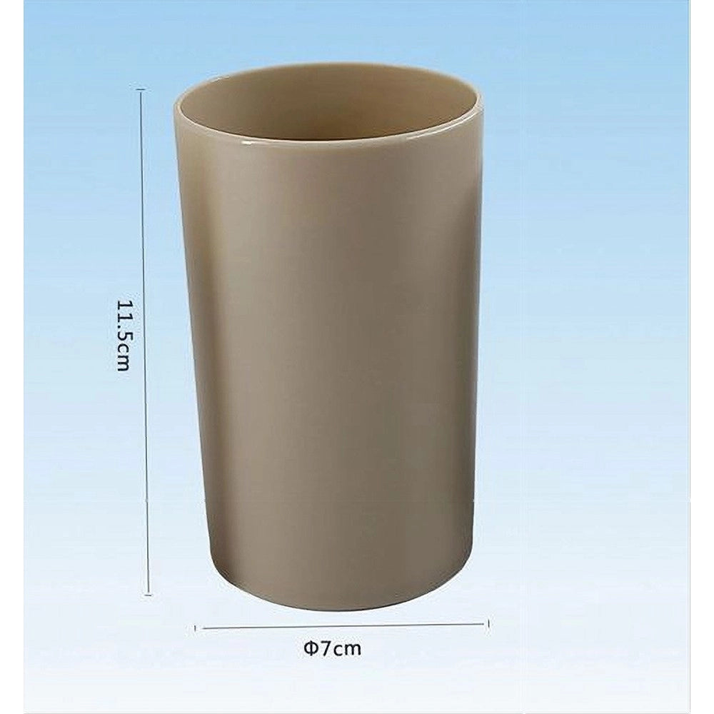 Trade Shop - Bicchiere Porta Spazzolini Dentifricio Accessorio Arredo Da Bagno 7x11.5cm 52390 -