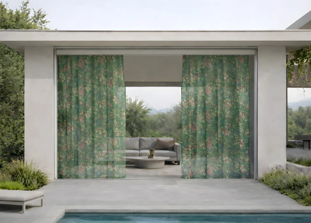 Tenda Zanzariera Per Porta E Finestre Anti Insetti Zanzare In Varie Fantasie Mosche Cimici - Zanzariera - Green Fantasy