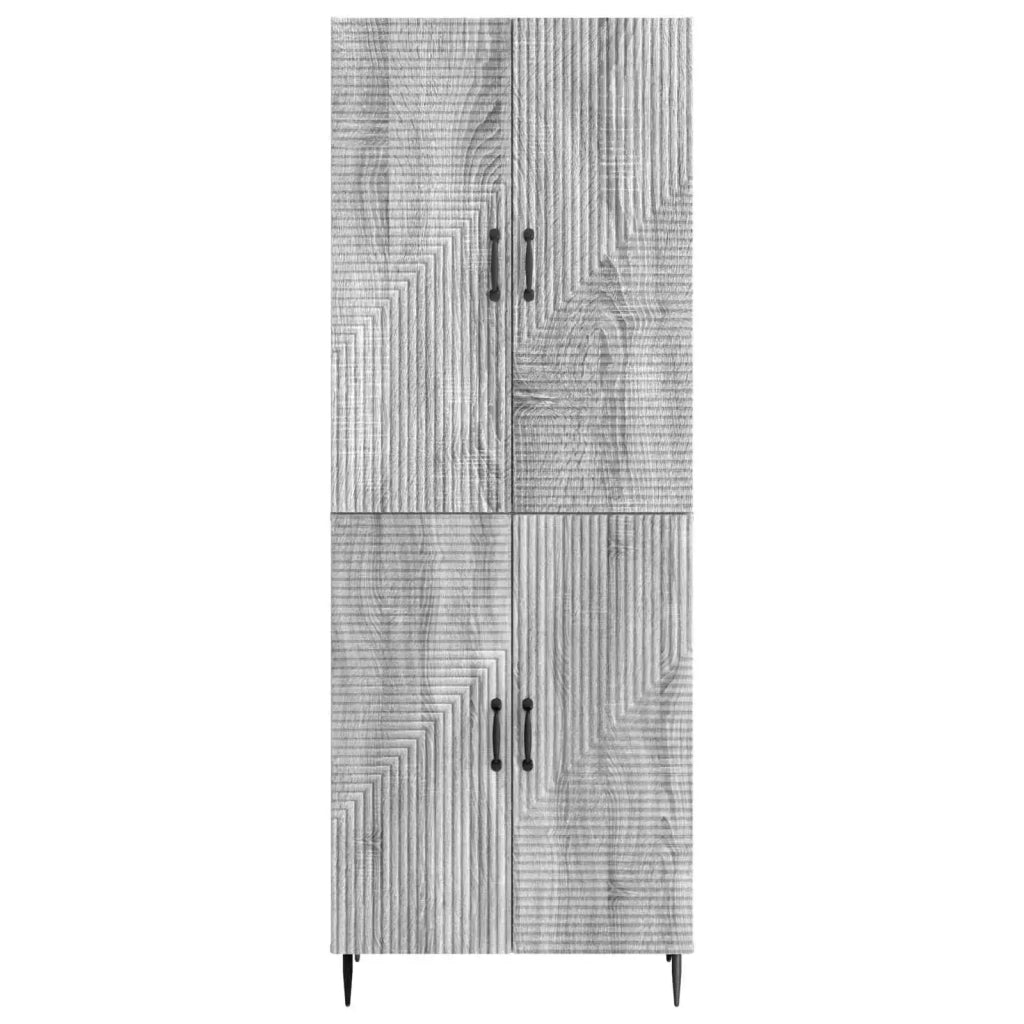 Set di armadi 2 pcs Sonoma grigio 66 x 34,5 x 89,5 cm 3416625