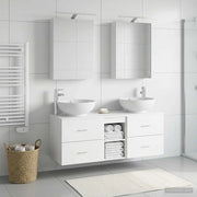 Set di mobili per il bagno 5 pcs Bianco 3406951