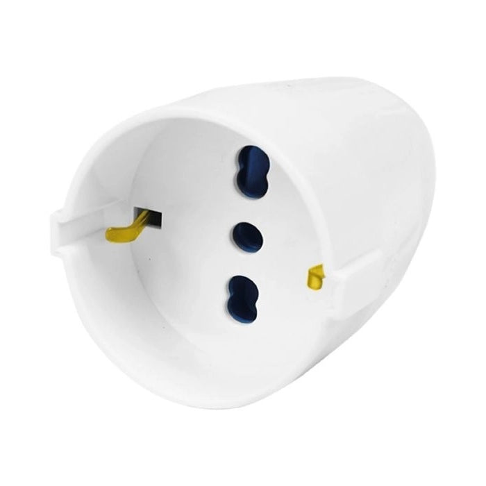 PRESA SCHUKO BIVALENTE 10/16A BIANCA