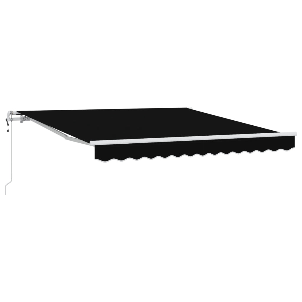 Tenda Retrattile Automatica Nera 350x250 cm