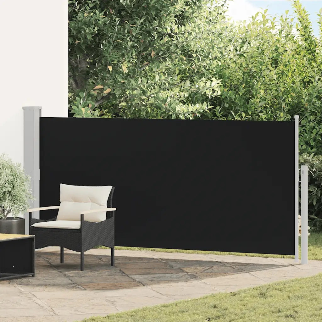Tenda da Sole Laterale Retrattile 140 x 300 cm Nera cod mxl 17247