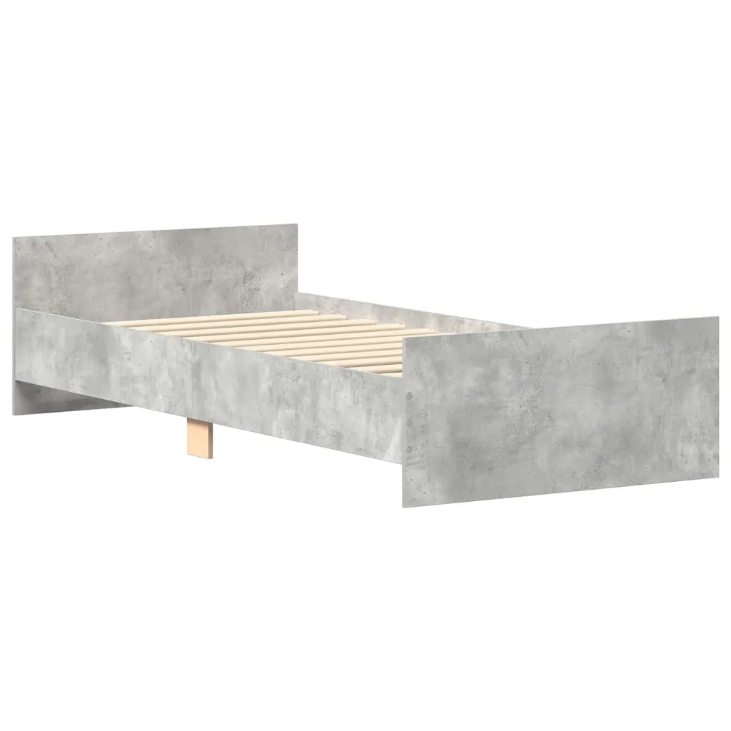 Giroletto Grigio Cemento 90x190 cm in Legno Multistrato 835942