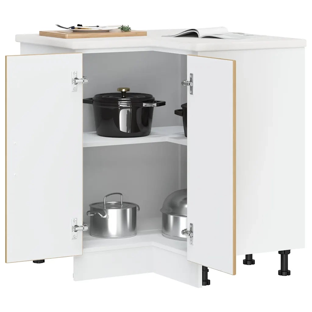 Mobile Base ad Angolo Cucina Kalmar Rovere Artigianale