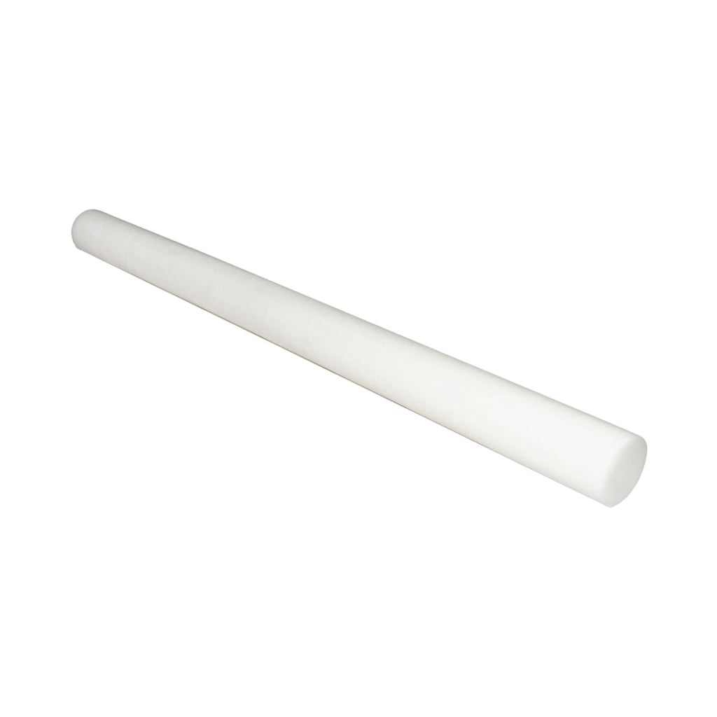 Barra di poliammide, poliossimetilene-poliacetale POM bianco 1000x70mm 5,83 KG