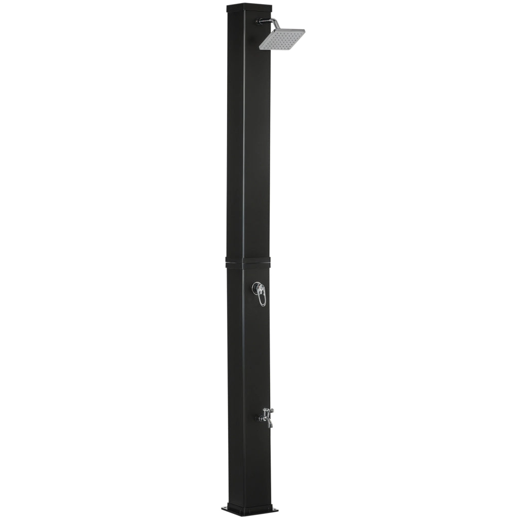 Doccia Solare da Giardino 40L ¨C zephmum ¨C Nero