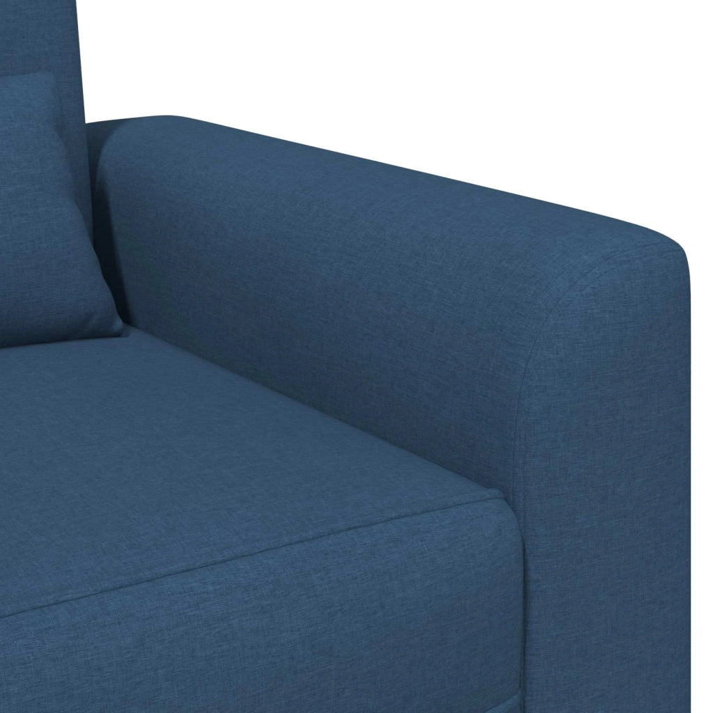 Poltrona-Divano Sedia Blu Tessuto 250732