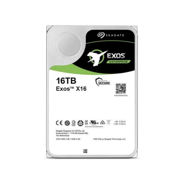 Seagate exos x16 disco rigido interno 16 tb 7200 giri/min 256 mb 3.5" serial ata iii - ST16000NM000J