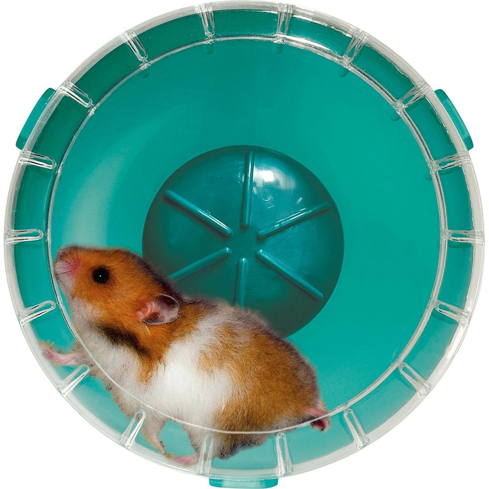 Trade Shop - Set 2 Pz. Ruote Per Roditori Gabbia Criceti Topi Porcellini D'india Gioco Esercizio Animali -