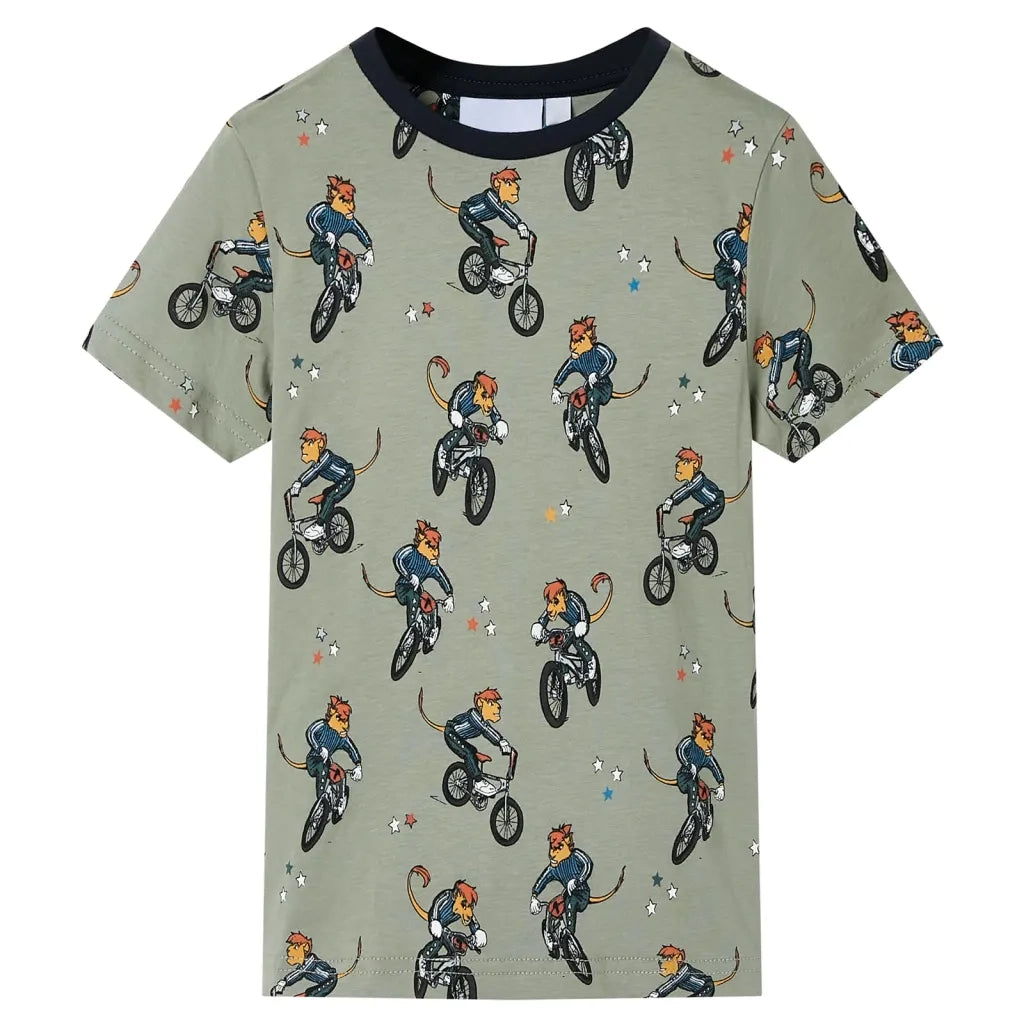 Pigiama da Bambino a Maniche Corte Cachi Chiaro 128 CFW8235874