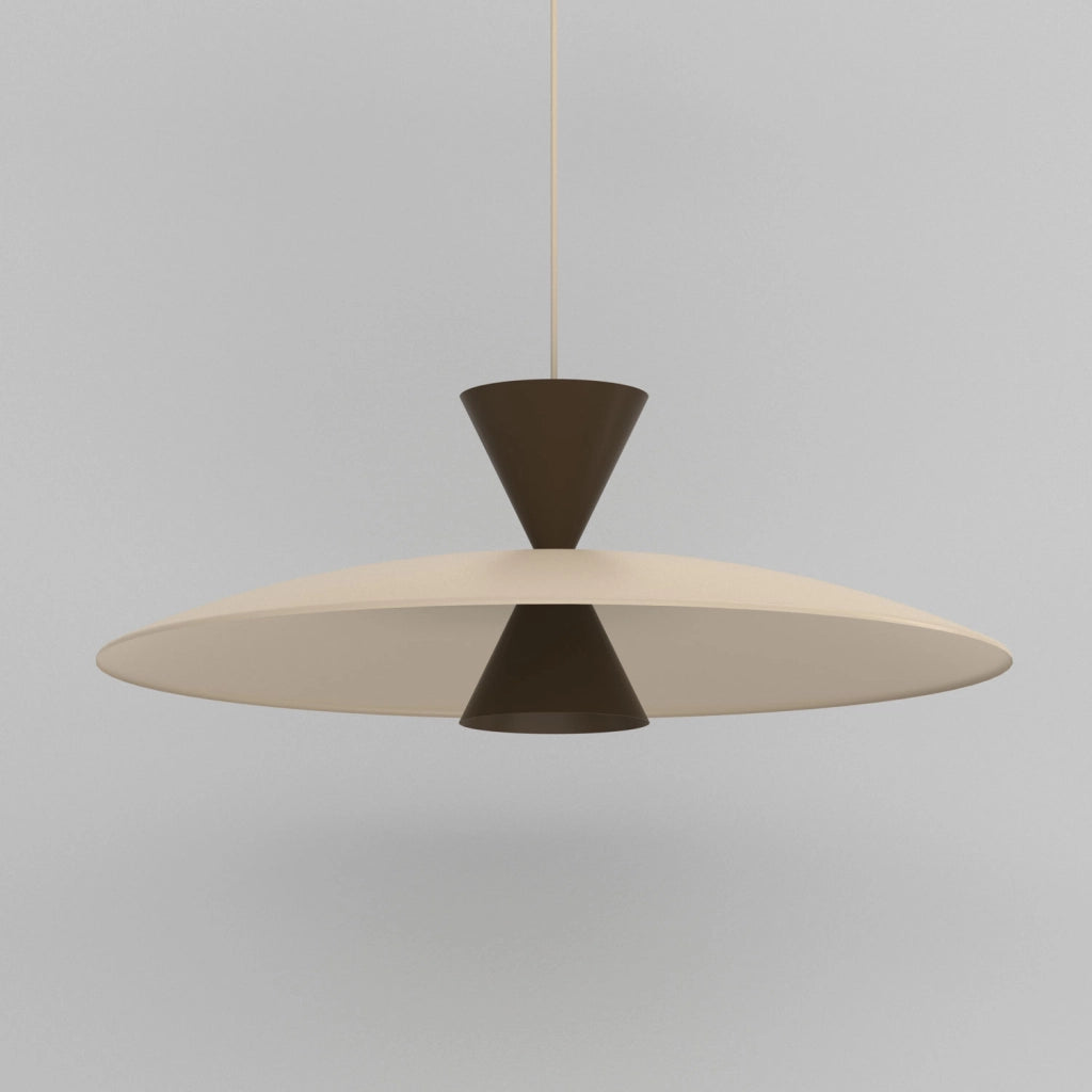 Lampada sospensione Mistic 1xGX53 beige marrone Luminex