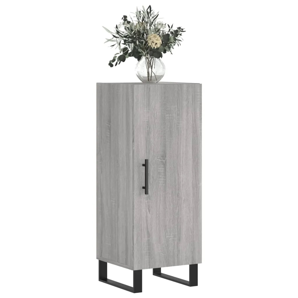 Credenza Grigio Sonoma 34,5x34x90 cm in Legno Multistratocod mxl 80687