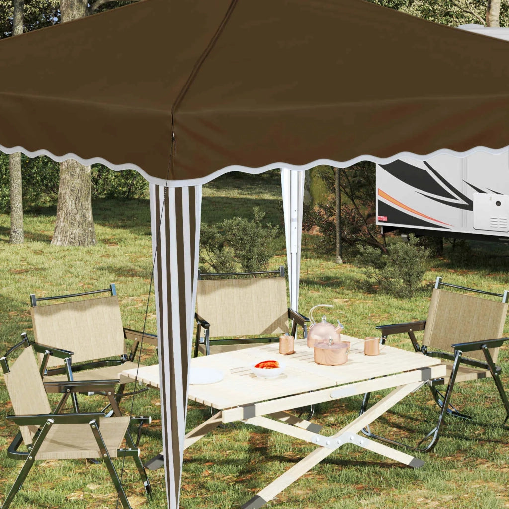Tenda per feste a pop-up 288 x 288 x 245 cm Tortora