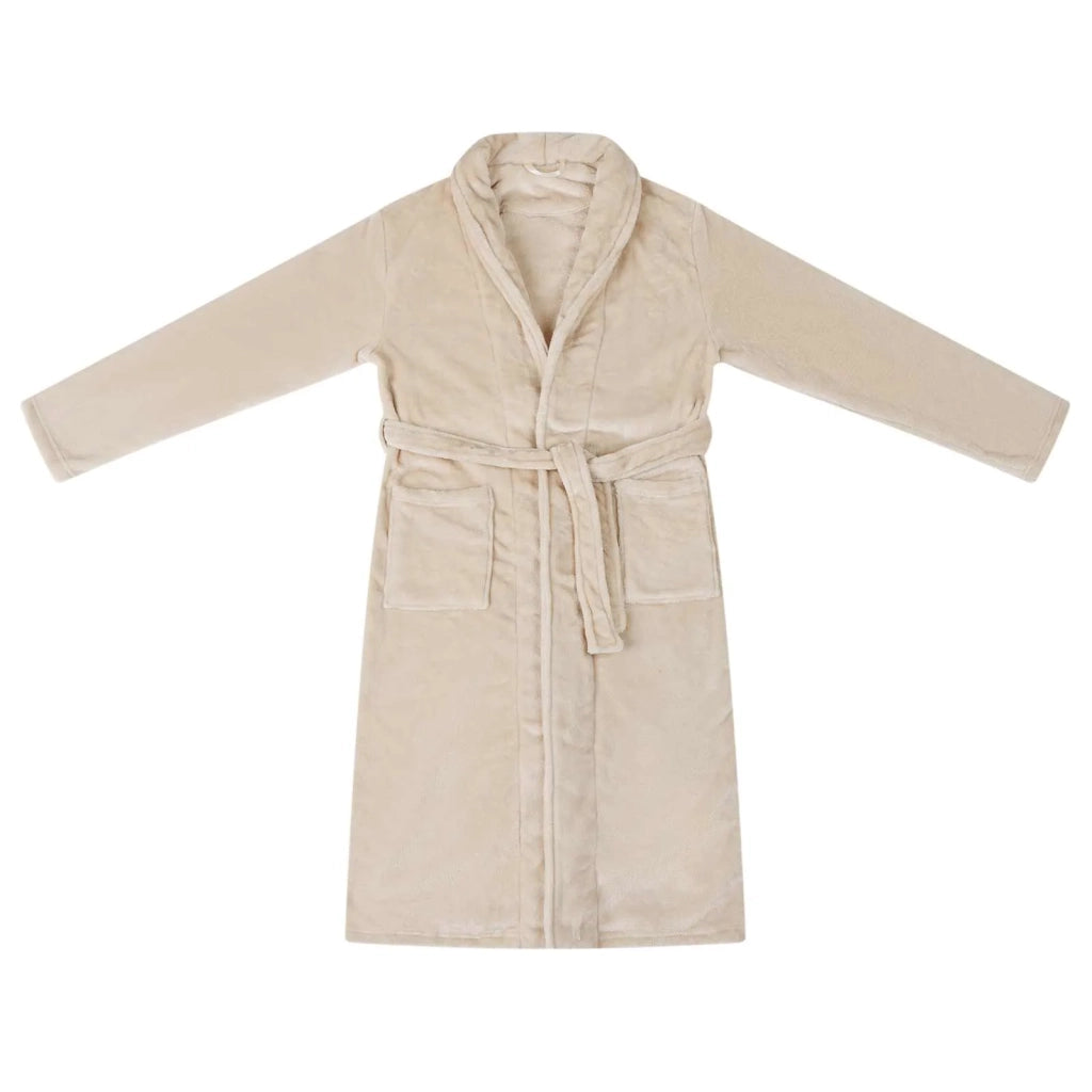 Accappatoio senza Cappuccio Beige xl Flanella CFW7056684